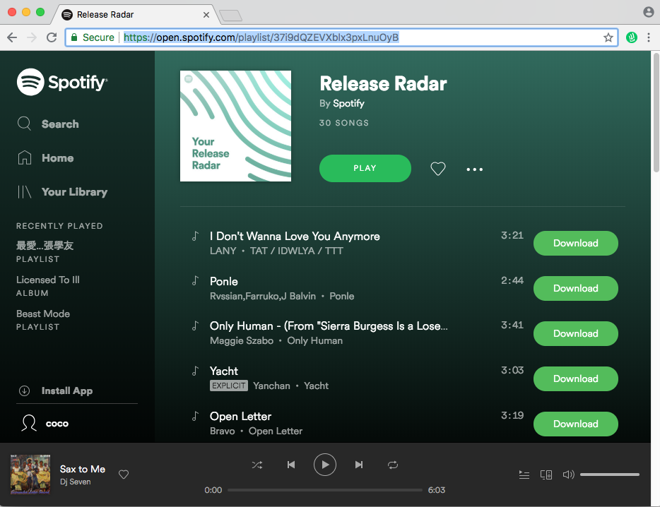 Spotify for mac os mojave download
